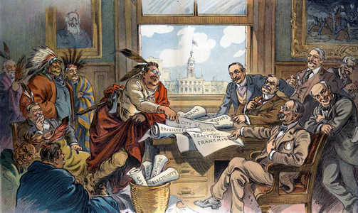 The sale of Manhattan (price not mentioned) - a continuous performance by Udo Keppler,