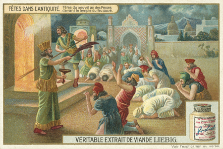 Celebrations of antiquity (chromolitho)