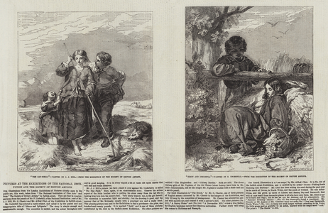 Pictures at the Exhibitions of the National Institution and the Society of British Artists (engraving)