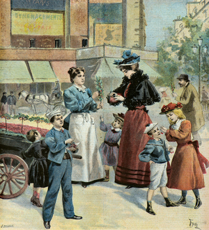 Paris in springtime,1895 (Illustration)