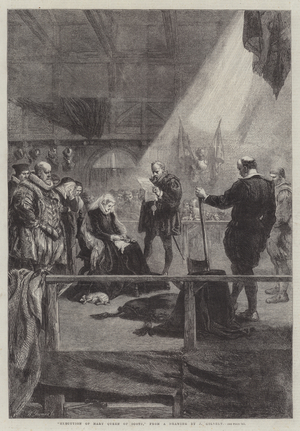 Execution of Mary Queen of Scots (engraving)