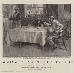 Swallow, A Tale of the Great Trek (litho)