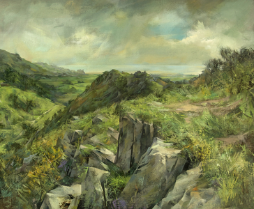 Harlech (oil on canvas)
