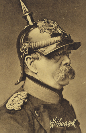 Otto von Bismarck (b/w photo)