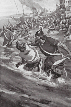 Death of Abdi-Milkut (litho)