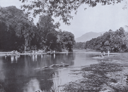 The River at Ratnapura (b/w photo)