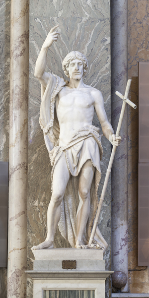 Statue of John the Baptist, 1858 (marble)