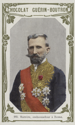 Barrere, ambassadeur a Rome (coloured photo)