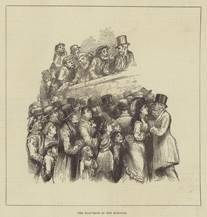 The Boat-Race in the Borough (engraving)