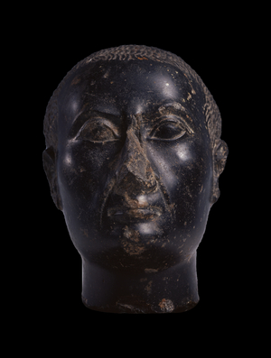 Head of a high dignitary,  80-50 BC (granite)