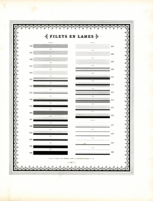 Typographic Line Elements - Filets en Lames (print)