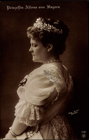 Ak Princess Alfons von Bayern Wittelsbach, NPG 5648 (b/w photo)