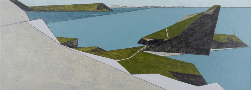 Sea Cliff 1 (acrylic on board)