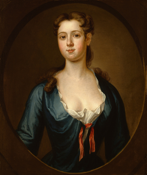 Portrait of Mary Pemberton, 1734 (oil on canvas)