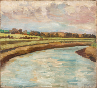 The Ouse Near Piddinghoe, 1936 (oil on canvas)