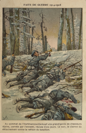 WW1: The Hartmannswillerkopf flugelhorn (illustration)
