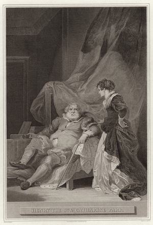 Henry the 8th and Catharine Parr (engraving)