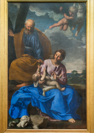 The Holy Family. The Rest on the Flight into Egypt, c.1640 (oil on canvas)