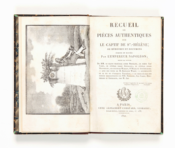 'The 35 Days', or 'Political memoirs of the Campaign of 1815', 1822 (engraving)