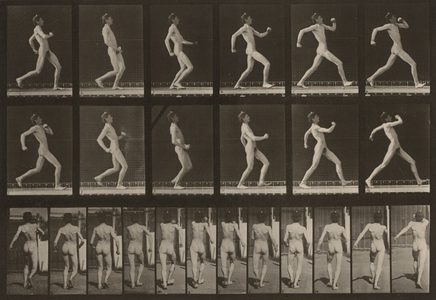Plate Number 7. Walking,1887 (photo)