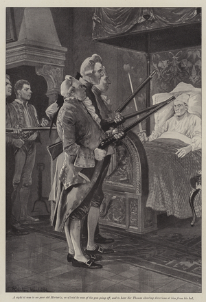 Illustration for A Colonel of The Empire, by Emily Lawless (litho)