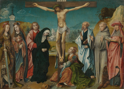 Christ on the Cross, c.1505-1510 (oil on panel)
