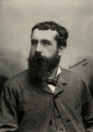 Portrait of the French painter Claude Monet ( 1840 , 1926 ) (photograph)