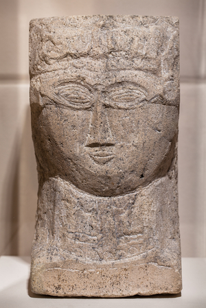 Woman's head, 1911-13 (stone)