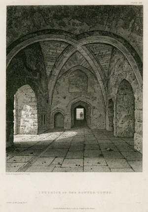Interior of the Bowyer Tower (engraving)