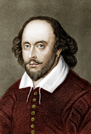 William Shakespeare (colour engraving)