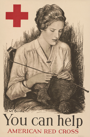 "You Can Help, American Red Cross", 1918 (poster)