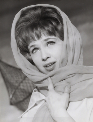 Swedish actress, singer and dancer Anita Lindblom, Germany 1963 (b/w photo)