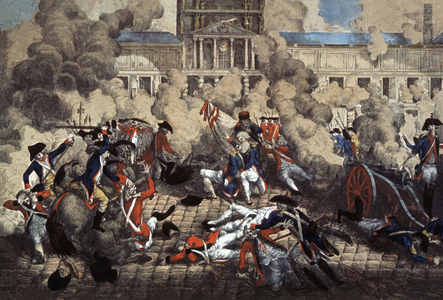 Insurrection of 10 august, c.1795-1800 (engraving)
