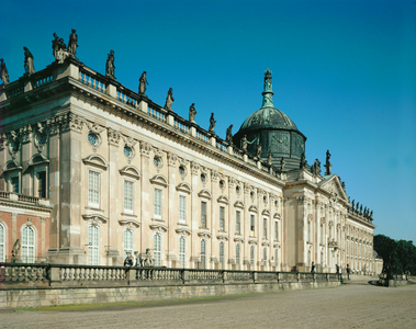 Principal front of Neues Palais, Potsdam …