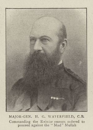 Major-General H G Waterfield, CB (b/w photo)