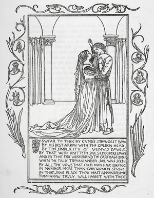 A man and a woman embracing