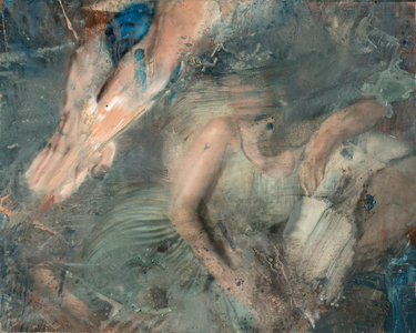 Woman lying on sofa, 2015 (oil on canvas)