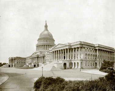 The Capitol, Washington (b/w photo)