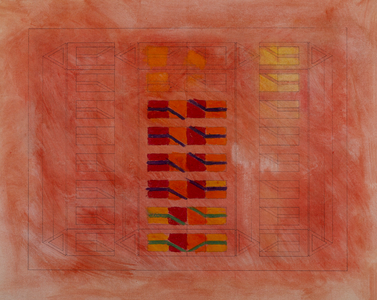 Untitled, assumed date 1987 (pastel and marker on paper)