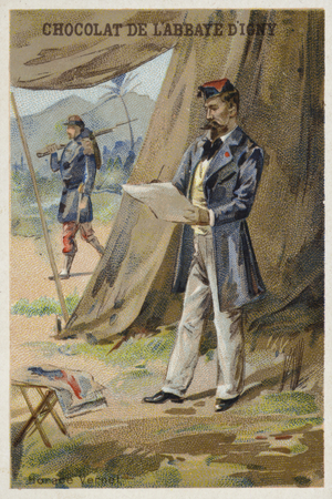 Horace Vernet, French painter (chromolitho)