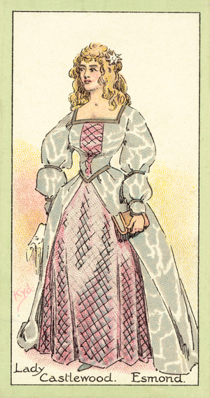 Lady Castlewood, Esmond (chromolitho)