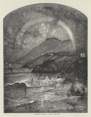 Howth Head and Beach (engraving)