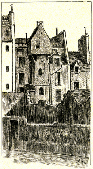 Paris, the Calvin Tower, 1907 (engraving)