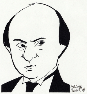 Arnold Schoenberg, caricature