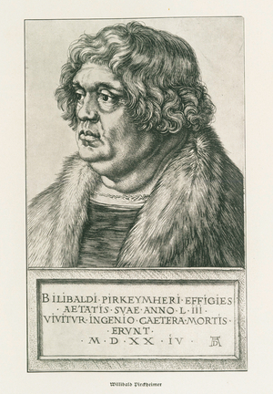 Willibald Pirckheimer, 1524 (engraving)