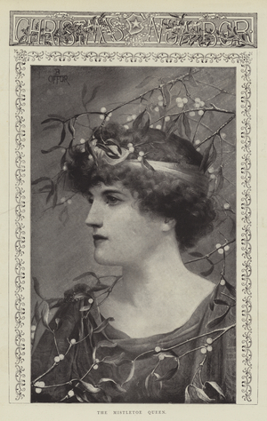 The Mistletoe Queen (litho)