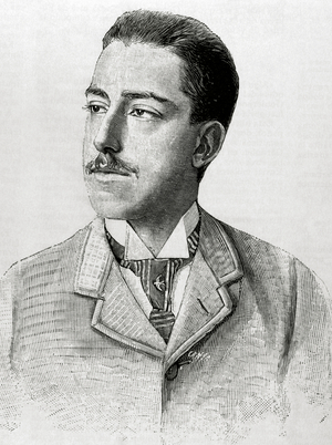 Prince Vittorio Emanuele of Savoy-Aosta, Count of Turin (engraving)