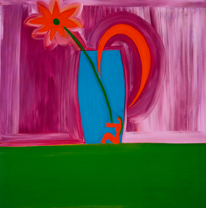 Flowervase, 1998 (oil on linen)