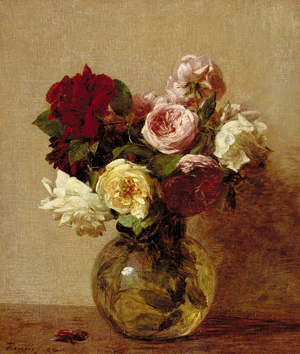 Roses, 1884 (oil on canvas)