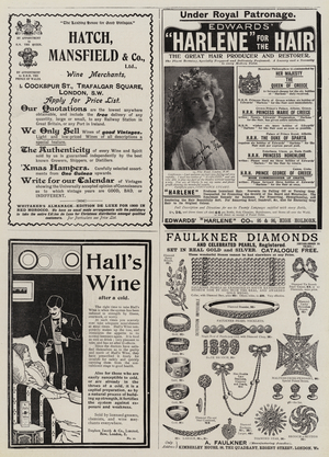 Page of Advertisements (engraving)